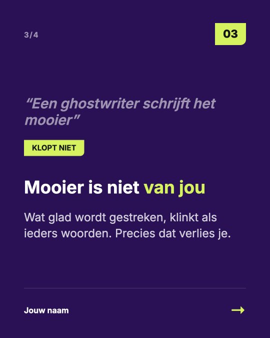 Voorbeeldslide 4 van 6