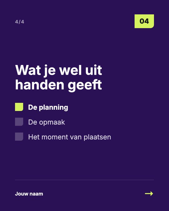 Voorbeeldslide 5 van 6
